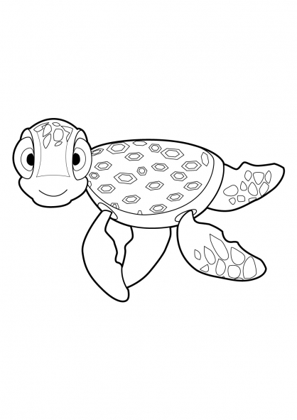 Dibujo para colorear: Tortuga (Animales) #13455 - Dibujos para Colorear e Imprimir Gratis