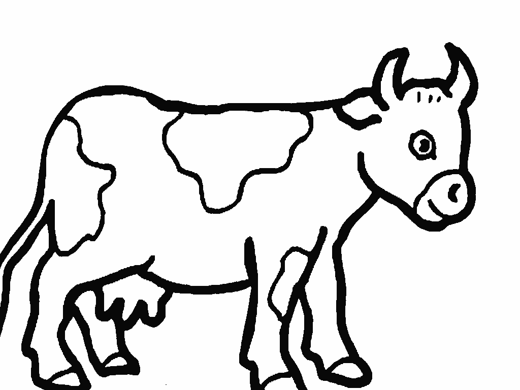 Dibujo para colorear: Vaca (Animales) #13187 - Dibujos para Colorear e Imprimir Gratis