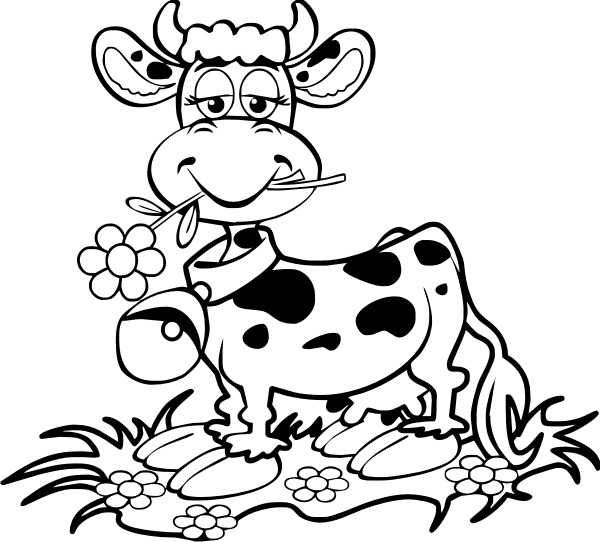 Dibujo para colorear: Vaca (Animales) #13203 - Dibujos para Colorear e Imprimir Gratis