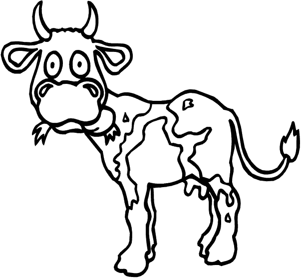 Dibujo para colorear: Vaca (Animales) #13216 - Dibujos para Colorear e Imprimir Gratis