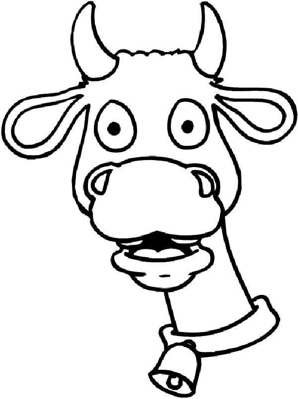 Dibujo para colorear: Vaca (Animales) #13220 - Dibujos para Colorear e Imprimir Gratis