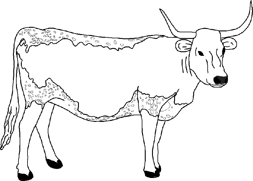 Dibujo para colorear: Vaca (Animales) #13244 - Dibujos para Colorear e Imprimir Gratis