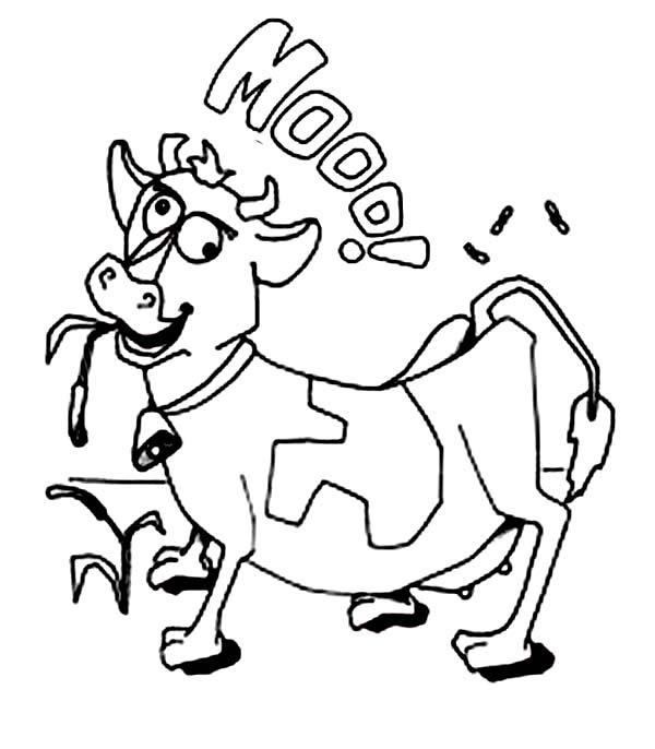 Dibujo para colorear: Vaca (Animales) #13339 - Dibujos para Colorear e Imprimir Gratis