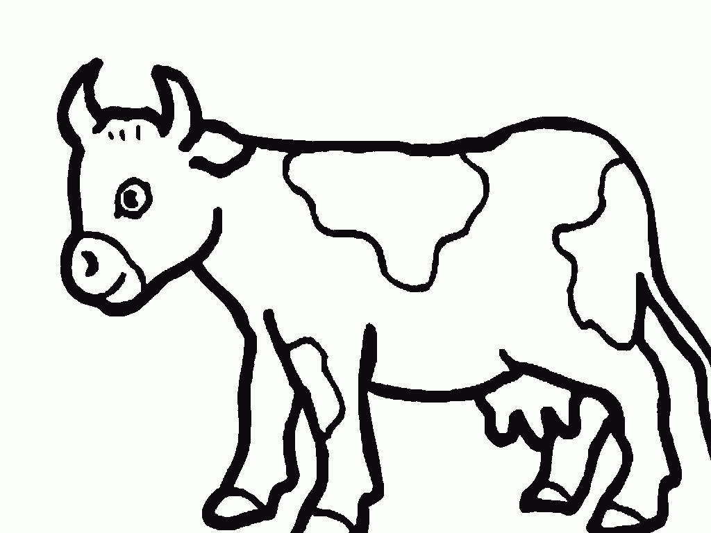 Dibujo para colorear: Vaca (Animales) #13373 - Dibujos para Colorear e Imprimir Gratis