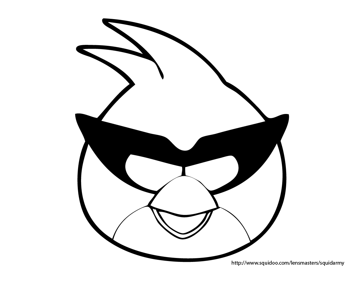 Dibujo para colorear: Angry Birds (Dibujos animados) #25018 - Dibujos para Colorear e Imprimir Gratis