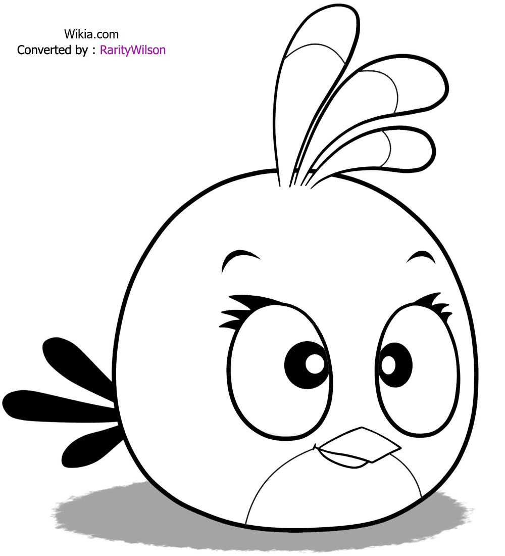 Dibujo para colorear: Angry Birds (Dibujos animados) #25022 - Dibujos para Colorear e Imprimir Gratis