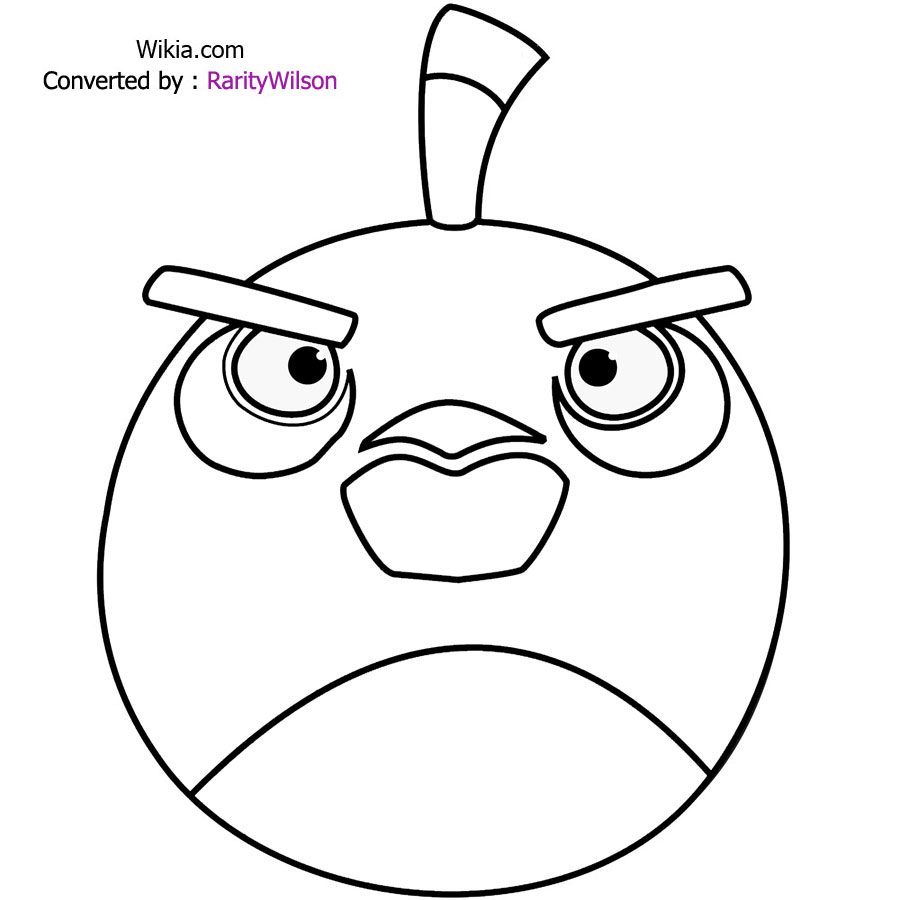 Dibujo para colorear: Angry Birds (Dibujos animados) #25026 - Dibujos para Colorear e Imprimir Gratis