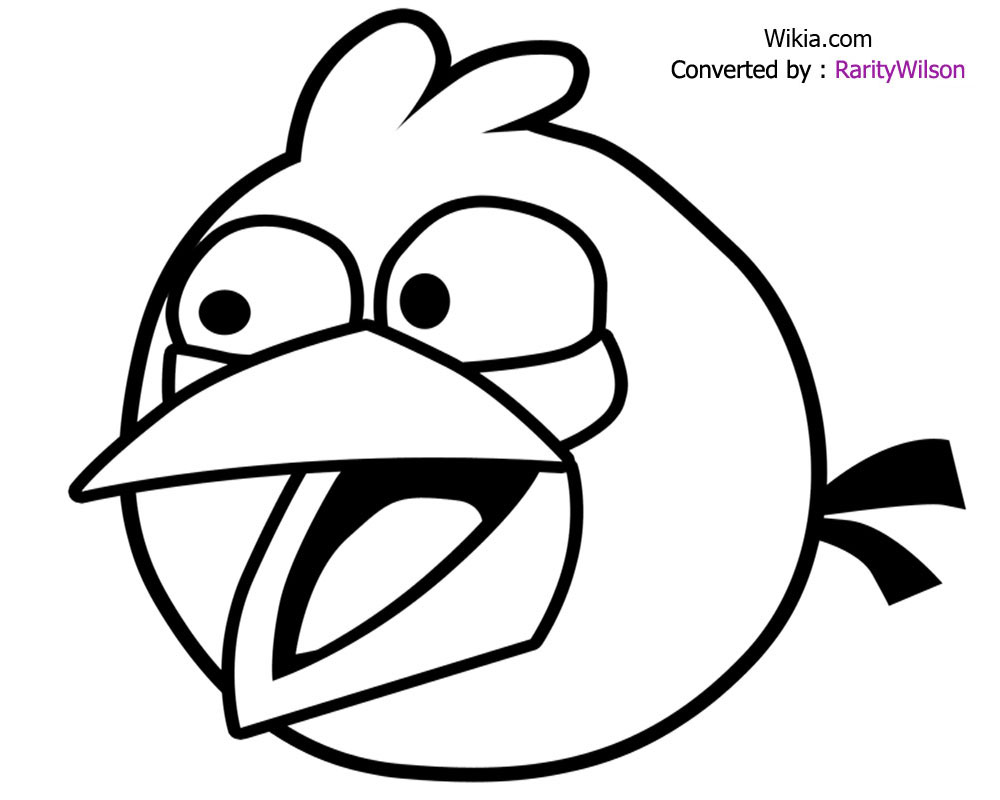 Dibujo para colorear: Angry Birds (Dibujos animados) #25027 - Dibujos para Colorear e Imprimir Gratis