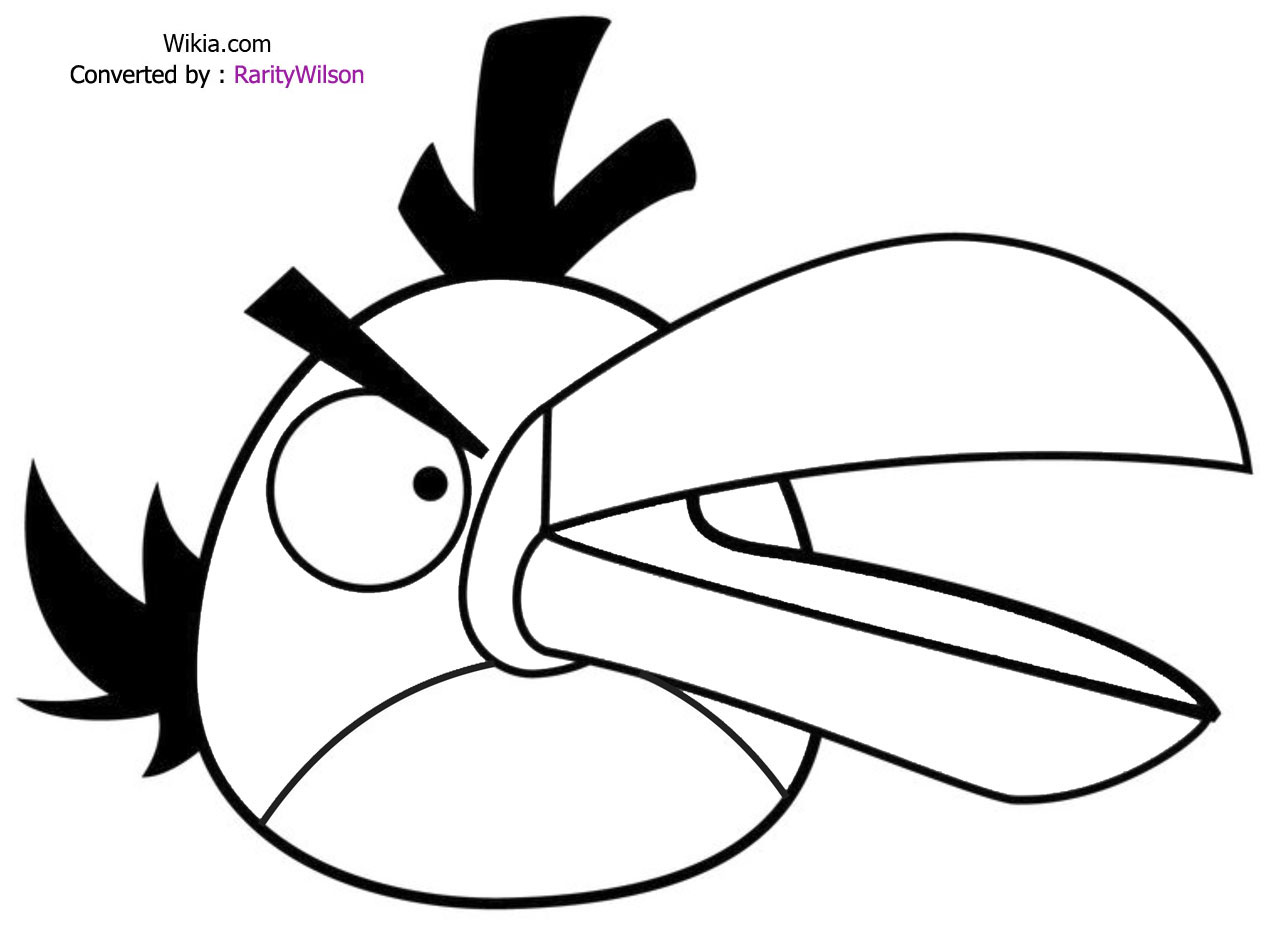 Dibujo para colorear: Angry Birds (Dibujos animados) #25029 - Dibujos para Colorear e Imprimir Gratis
