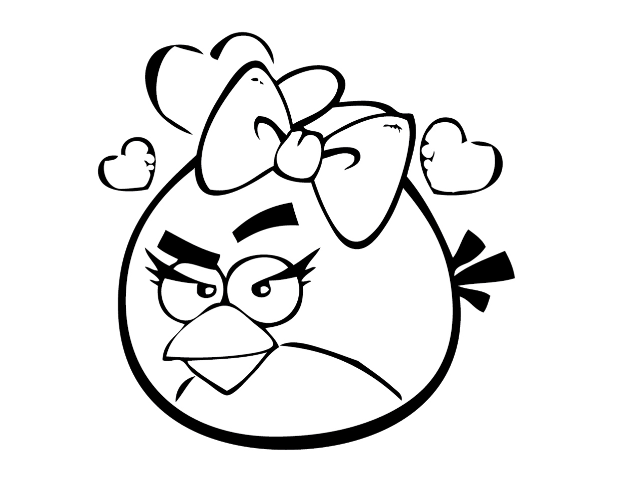 Dibujo para colorear: Angry Birds (Dibujos animados) #25037 - Dibujos para Colorear e Imprimir Gratis