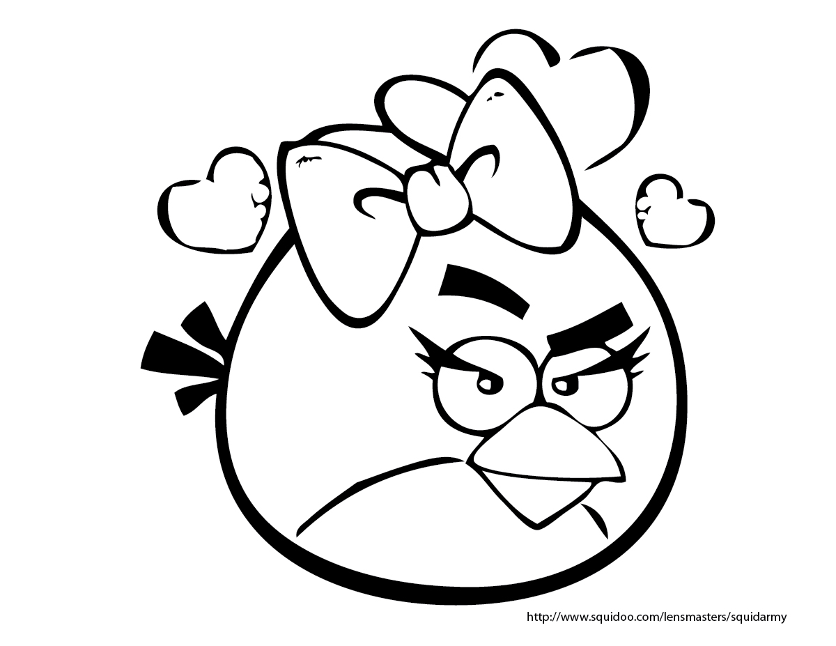 Dibujo para colorear: Angry Birds (Dibujos animados) #25038 - Dibujos para Colorear e Imprimir Gratis