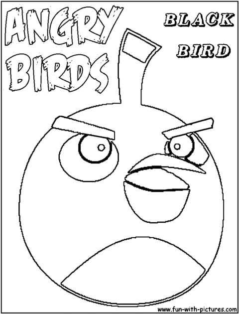 Dibujo para colorear: Angry Birds (Dibujos animados) #25039 - Dibujos para Colorear e Imprimir Gratis