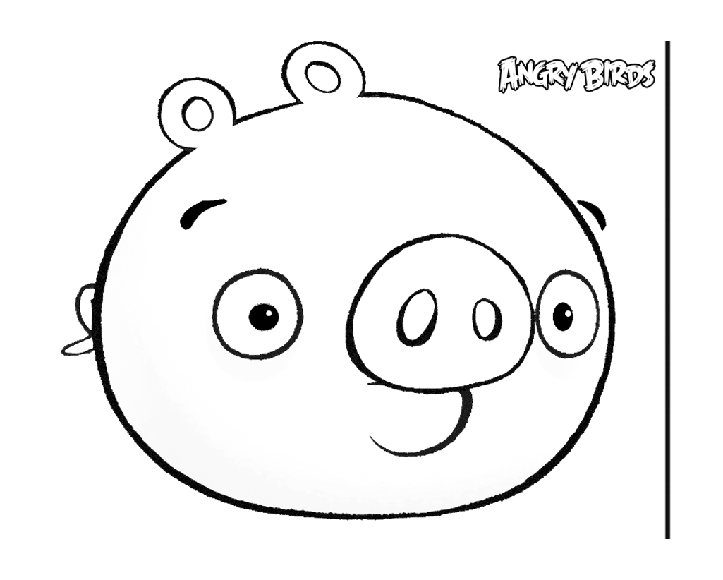 Dibujo para colorear: Angry Birds (Dibujos animados) #25044 - Dibujos para Colorear e Imprimir Gratis