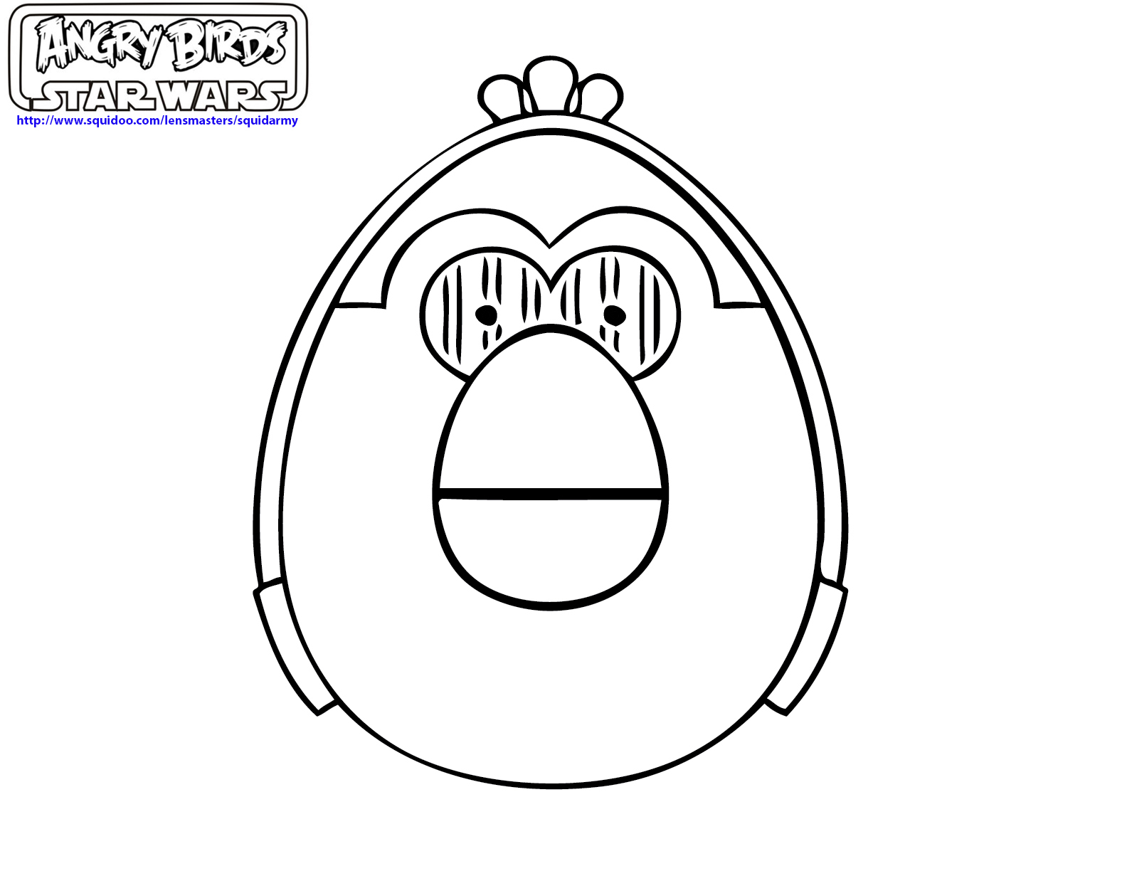 Dibujo para colorear: Angry Birds (Dibujos animados) #25048 - Dibujos para Colorear e Imprimir Gratis