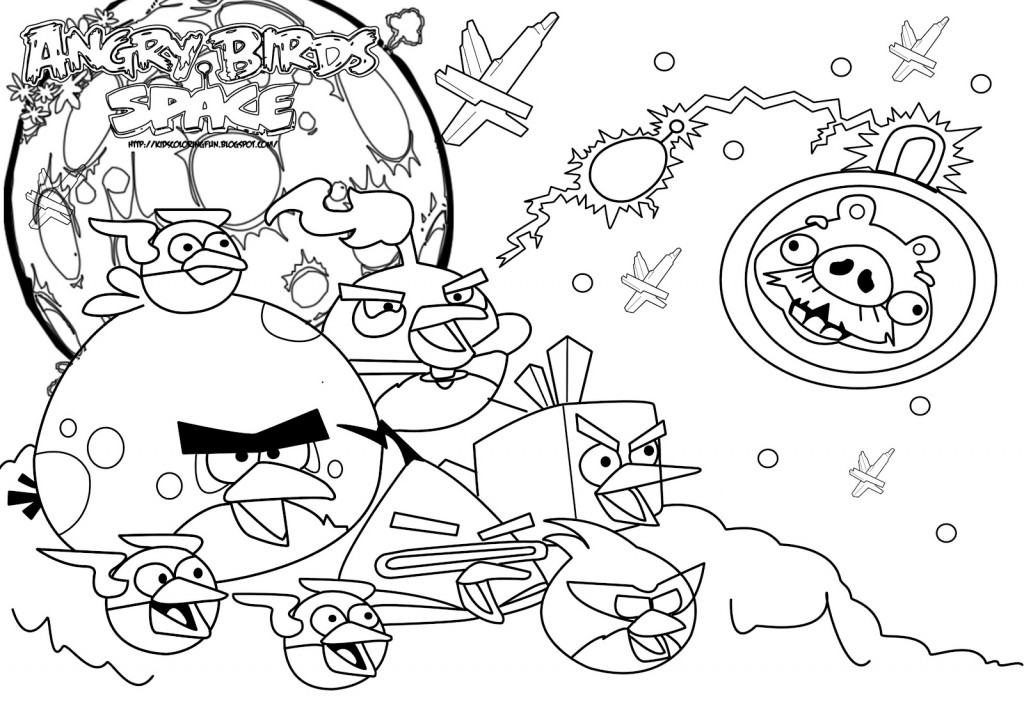 Dibujo para colorear: Angry Birds (Dibujos animados) #25049 - Dibujos para Colorear e Imprimir Gratis