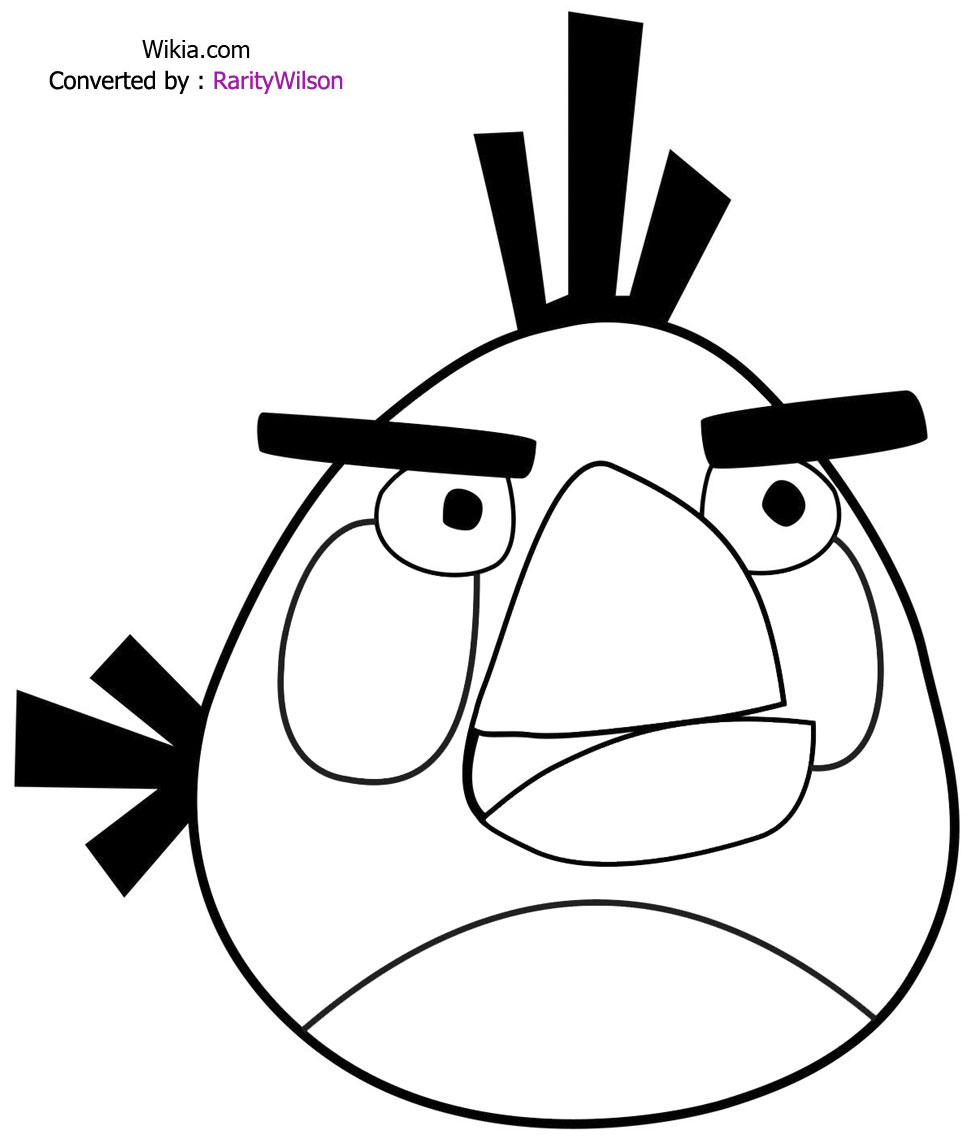 Dibujo para colorear: Angry Birds (Dibujos animados) #25063 - Dibujos para Colorear e Imprimir Gratis