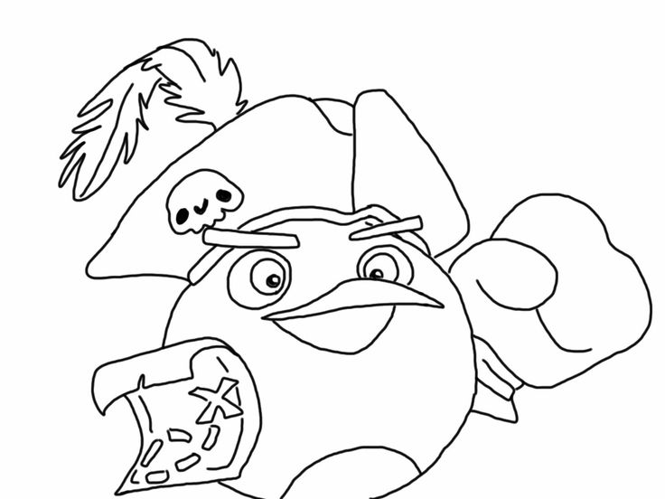 Dibujo para colorear: Angry Birds (Dibujos animados) #25087 - Dibujos para Colorear e Imprimir Gratis