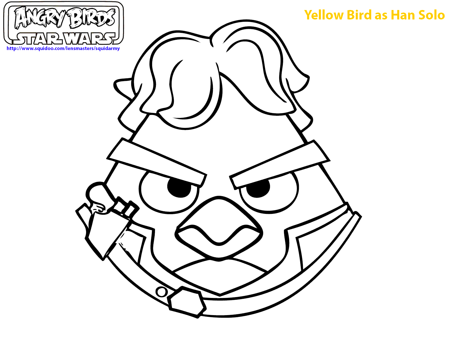 Dibujo para colorear: Angry Birds (Dibujos animados) #25089 - Dibujos para Colorear e Imprimir Gratis