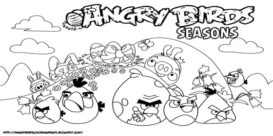 Dibujo para colorear: Angry Birds (Dibujos animados) #25100 - Dibujos para Colorear e Imprimir Gratis