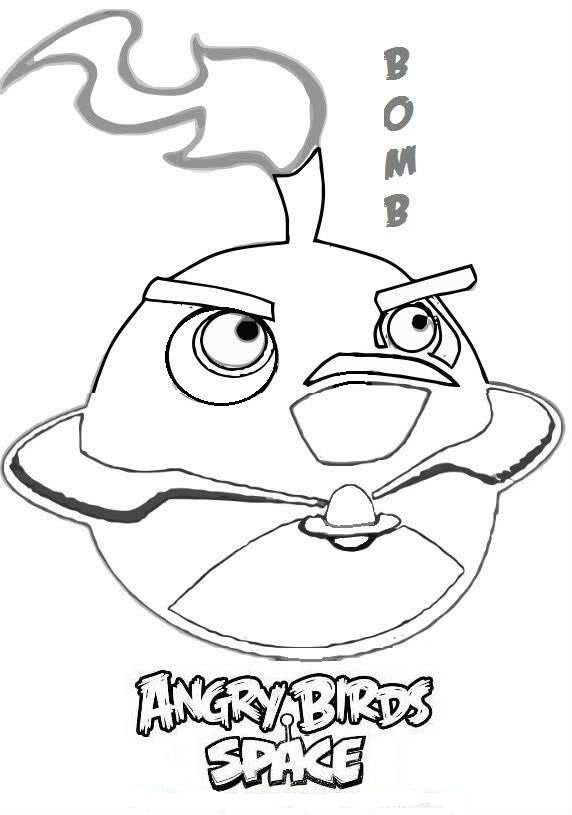 Dibujo para colorear: Angry Birds (Dibujos animados) #25101 - Dibujos para Colorear e Imprimir Gratis
