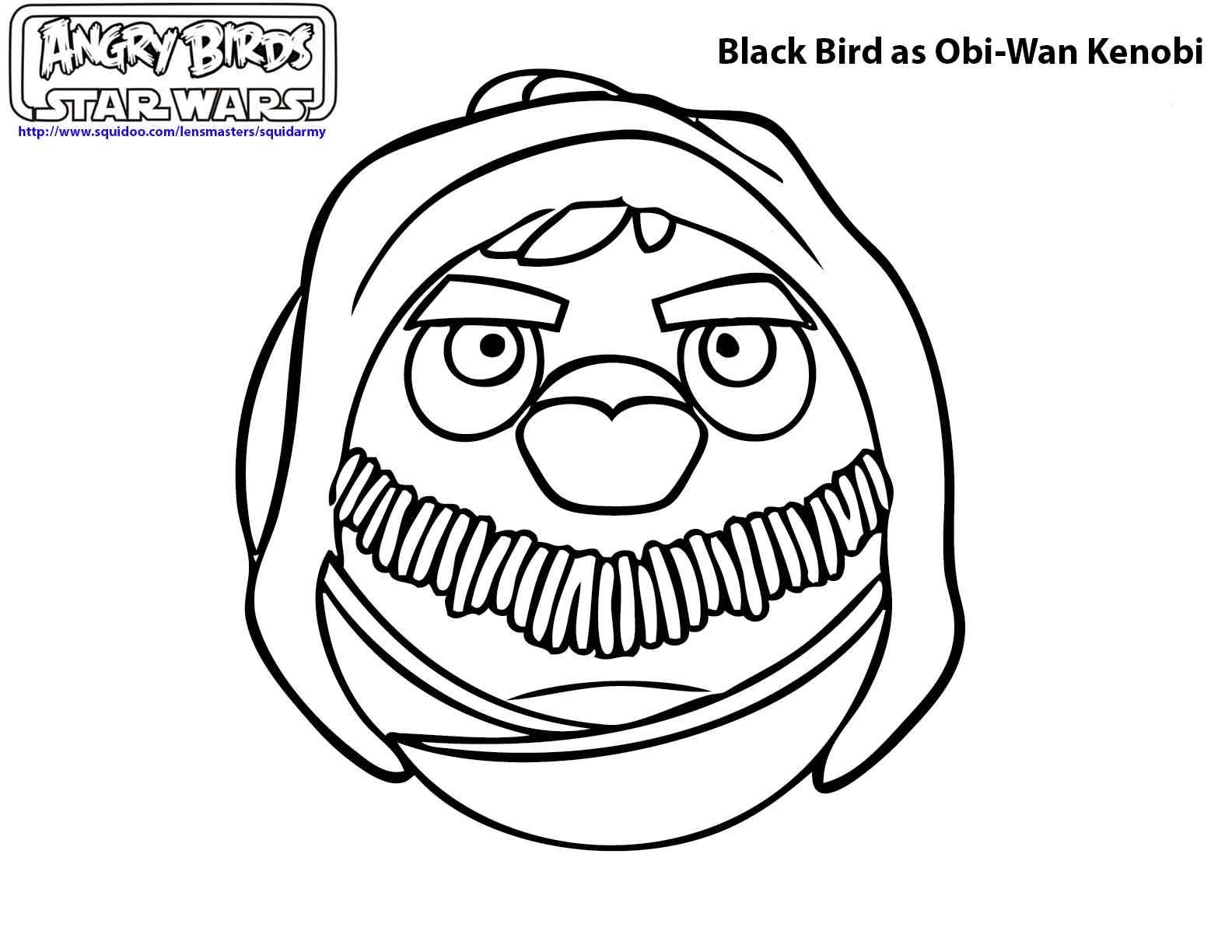 Dibujo para colorear: Angry Birds (Dibujos animados) #25115 - Dibujos para Colorear e Imprimir Gratis