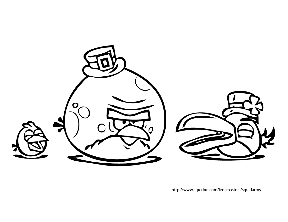 Dibujo para colorear: Angry Birds (Dibujos animados) #25121 - Dibujos para Colorear e Imprimir Gratis