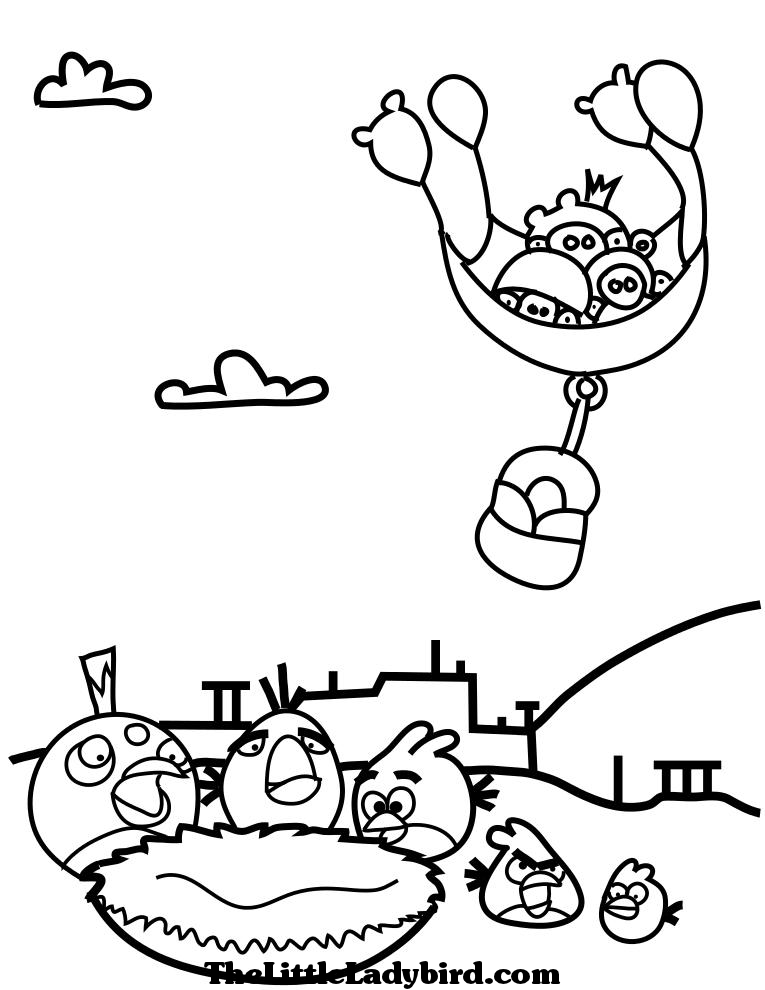 Dibujo para colorear: Angry Birds (Dibujos animados) #25134 - Dibujos para Colorear e Imprimir Gratis