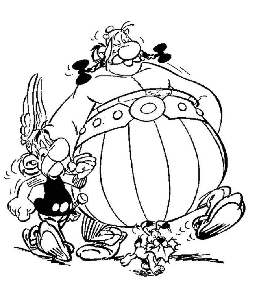 Dibujo para colorear: Asterix and Obelix (Dibujos animados) #24373 - Dibujos para Colorear e Imprimir Gratis