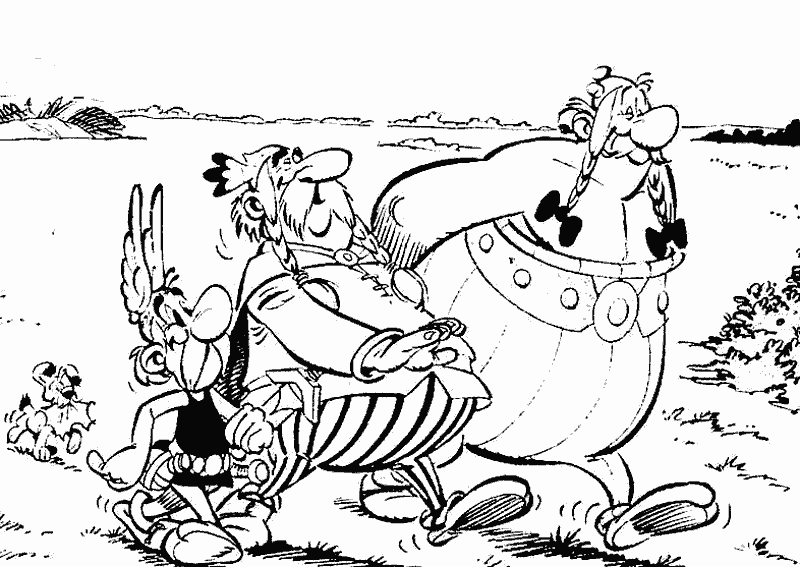 Dibujo para colorear: Asterix and Obelix (Dibujos animados) #24378 - Dibujos para Colorear e Imprimir Gratis