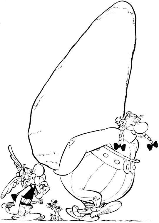 Dibujo para colorear: Asterix and Obelix (Dibujos animados) #24381 - Dibujos para Colorear e Imprimir Gratis