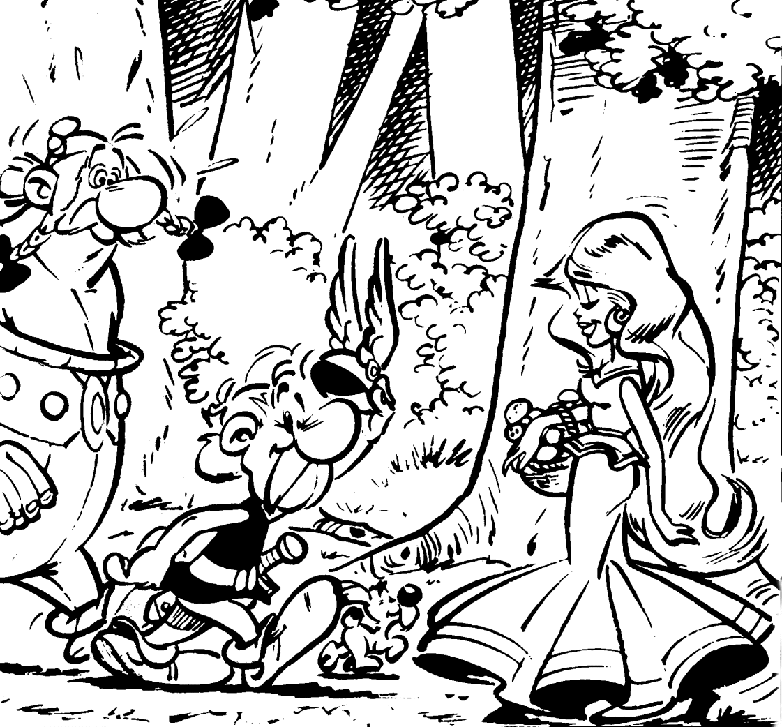 Dibujo para colorear: Asterix and Obelix (Dibujos animados) #24388 - Dibujos para Colorear e Imprimir Gratis