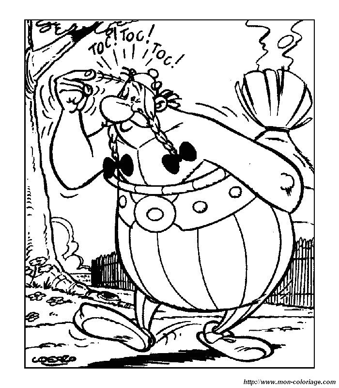 Dibujo para colorear: Asterix and Obelix (Dibujos animados) #24391 - Dibujos para Colorear e Imprimir Gratis