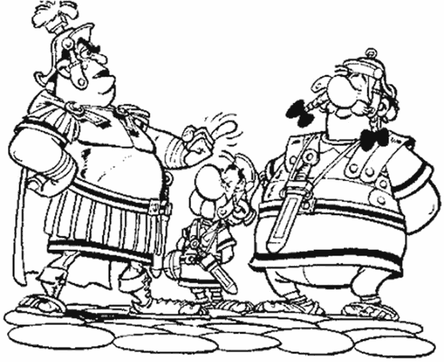 Dibujo para colorear: Asterix and Obelix (Dibujos animados) #24400 - Dibujos para Colorear e Imprimir Gratis