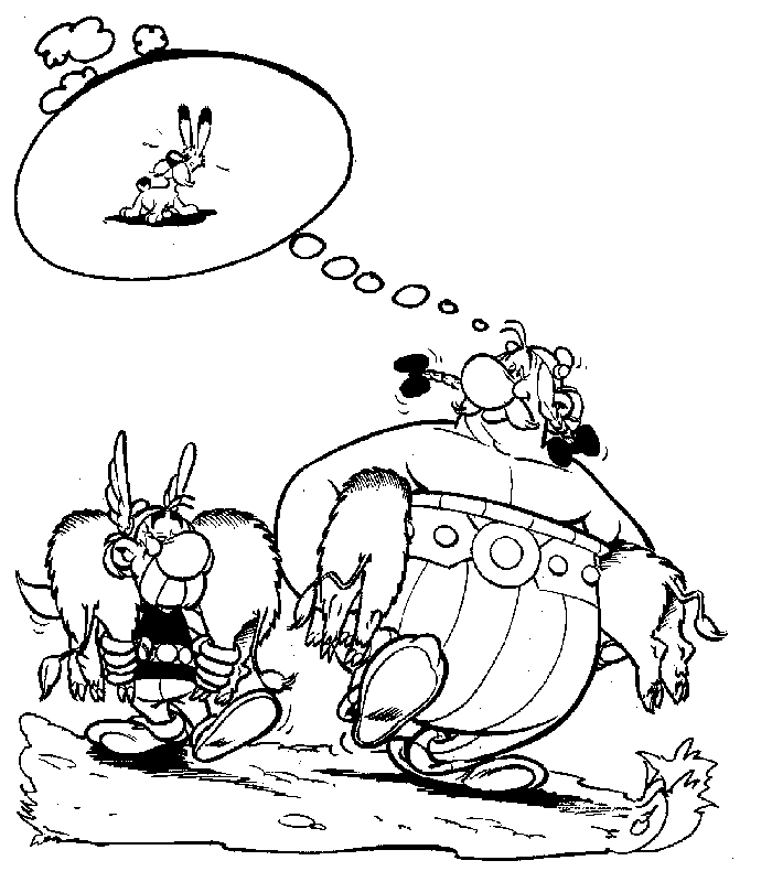 Dibujo para colorear: Asterix and Obelix (Dibujos animados) #24409 - Dibujos para Colorear e Imprimir Gratis