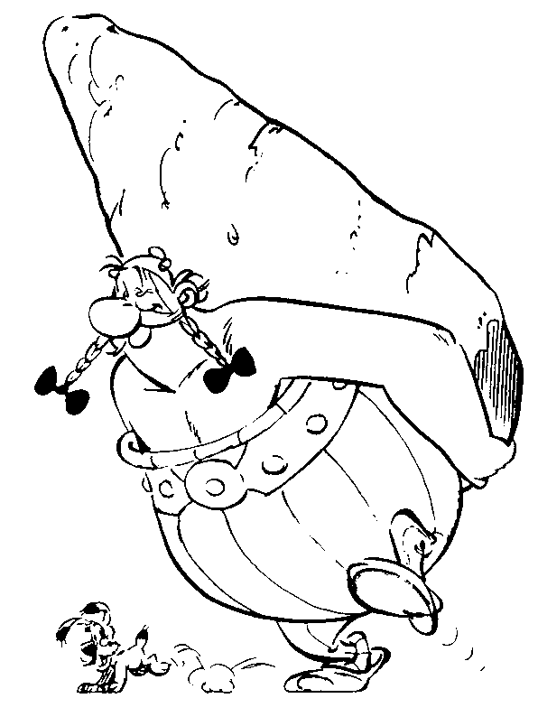 Dibujo para colorear: Asterix and Obelix (Dibujos animados) #24418 - Dibujos para Colorear e Imprimir Gratis