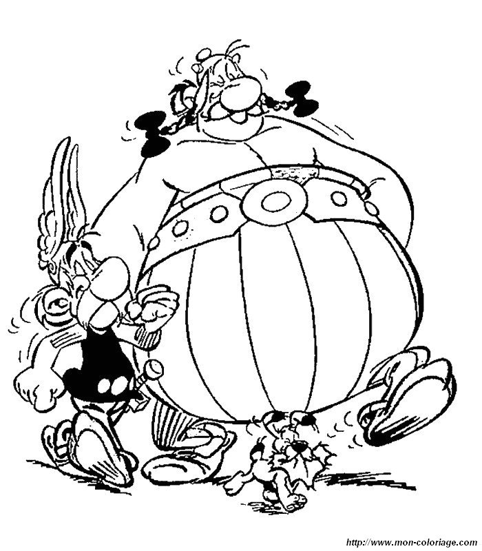 Dibujo para colorear: Asterix and Obelix (Dibujos animados) #24424 - Dibujos para Colorear e Imprimir Gratis