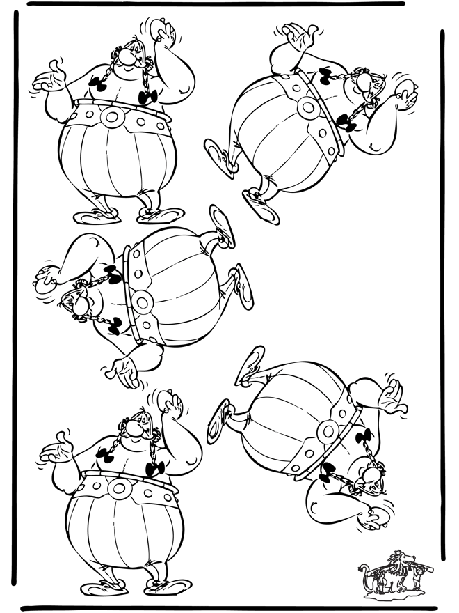 Dibujo para colorear: Asterix and Obelix (Dibujos animados) #24473 - Dibujos para Colorear e Imprimir Gratis