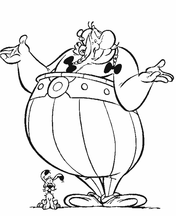 Dibujo para colorear: Asterix and Obelix (Dibujos animados) #24483 - Dibujos para Colorear e Imprimir Gratis