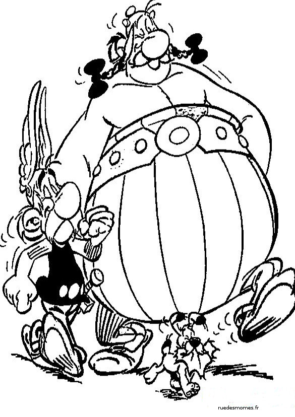 Dibujo para colorear: Asterix and Obelix (Dibujos animados) #24486 - Dibujos para Colorear e Imprimir Gratis