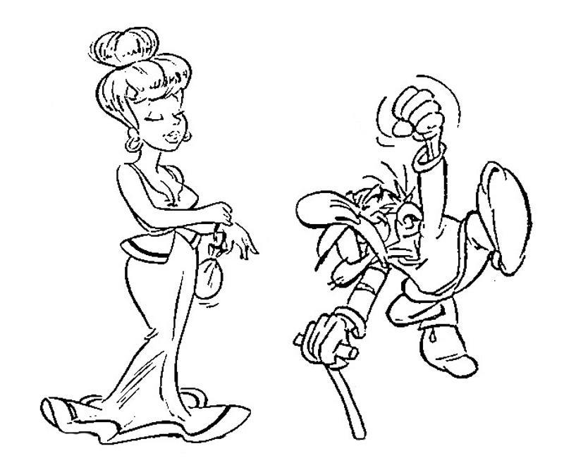 Dibujo para colorear: Asterix and Obelix (Dibujos animados) #24498 - Dibujos para Colorear e Imprimir Gratis