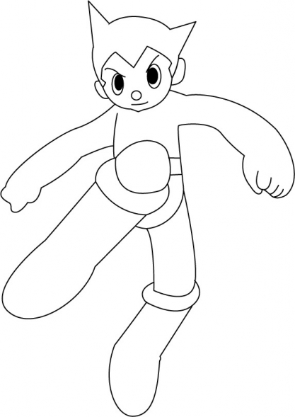 Dibujo para colorear: Astroboy (Dibujos animados) #45230 - Dibujos para Colorear e Imprimir Gratis