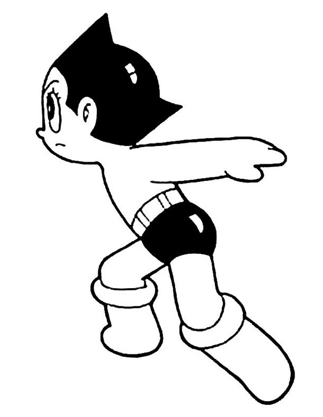 Dibujo para colorear: Astroboy (Dibujos animados) #45241 - Dibujos para Colorear e Imprimir Gratis