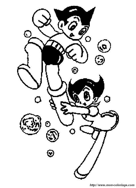 Dibujo para colorear: Astroboy (Dibujos animados) #45252 - Dibujos para Colorear e Imprimir Gratis