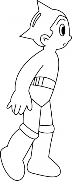 Dibujo para colorear: Astroboy (Dibujos animados) #45283 - Dibujos para Colorear e Imprimir Gratis