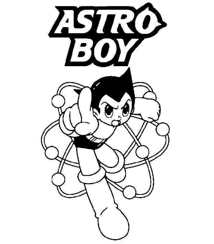 Dibujo para colorear: Astroboy (Dibujos animados) #45362 - Dibujos para Colorear e Imprimir Gratis