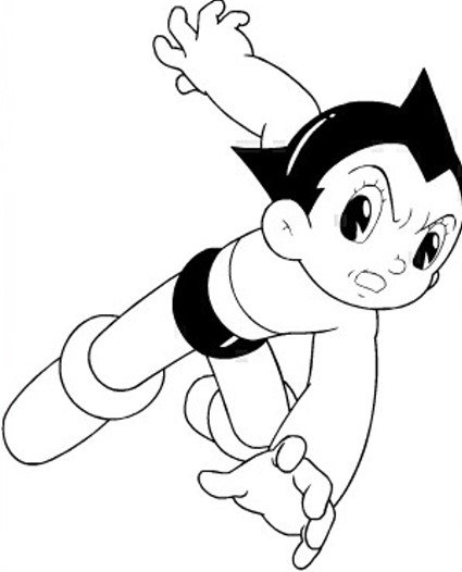 Dibujo para colorear: Astroboy (Dibujos animados) #45397 - Dibujos para Colorear e Imprimir Gratis
