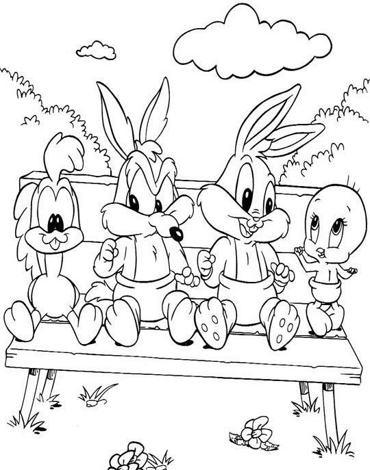 Dibujo para colorear: Baby Looney Tunes (Dibujos animados) #26509 - Dibujos para Colorear e Imprimir Gratis