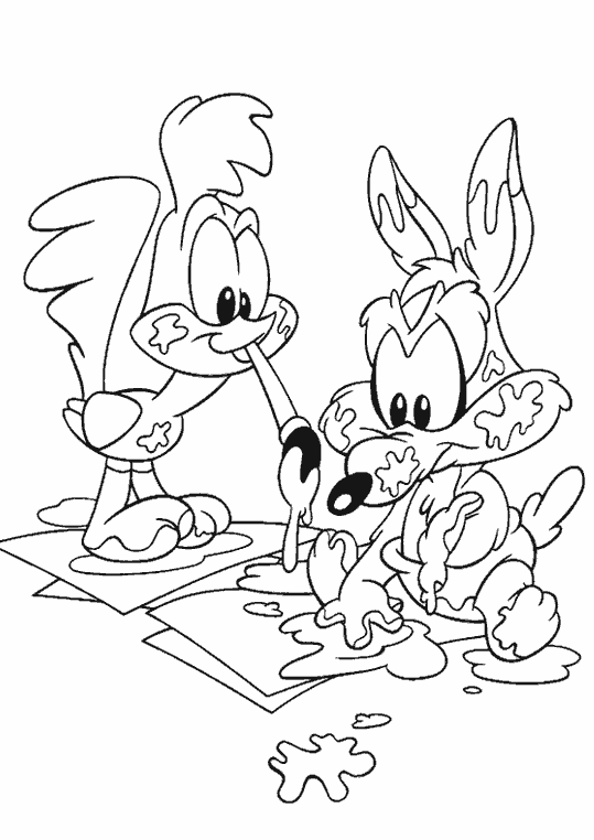 Dibujo para colorear: Baby Looney Tunes (Dibujos animados) #26522 - Dibujos para Colorear e Imprimir Gratis