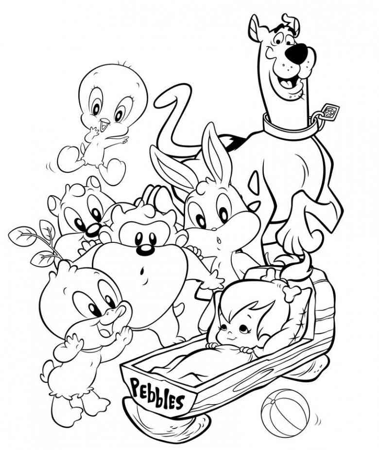 Dibujo para colorear: Baby Looney Tunes (Dibujos animados) #26564 - Dibujos para Colorear e Imprimir Gratis