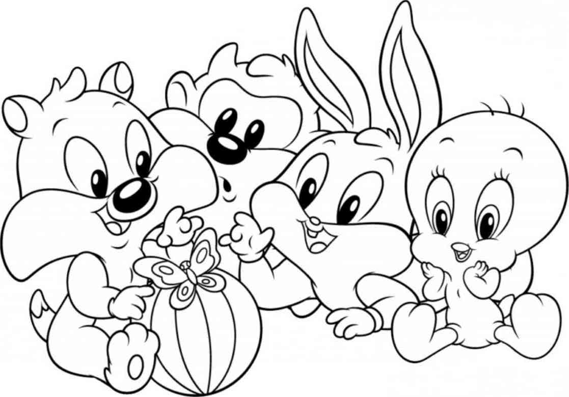 Dibujo para colorear: Baby Looney Tunes (Dibujos animados) #26565 - Dibujos para Colorear e Imprimir Gratis